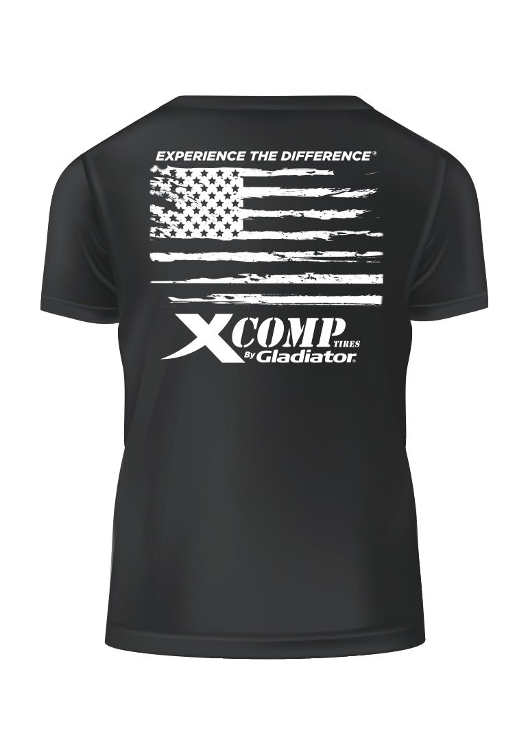 X Comp Flag Tee (Black)